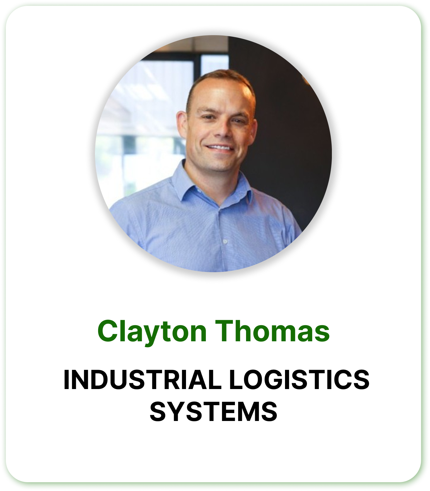 Cold Chain Summit Speaker - Clayton Thomas